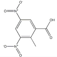 CAS شماره 28169 46 2 ، 3 5 پودر اسید Dinitro O Toluic ، 3،5 Dinitro 2 متیل بنزوئیک اسید